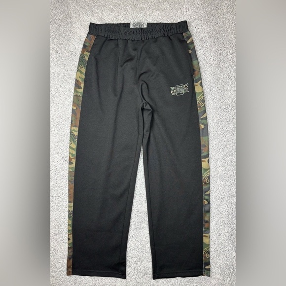 MMA Elite Pants Mens Large Camouflage Warm Ups Training Gym Fitness Lifting Camo - Picture 1 of 4